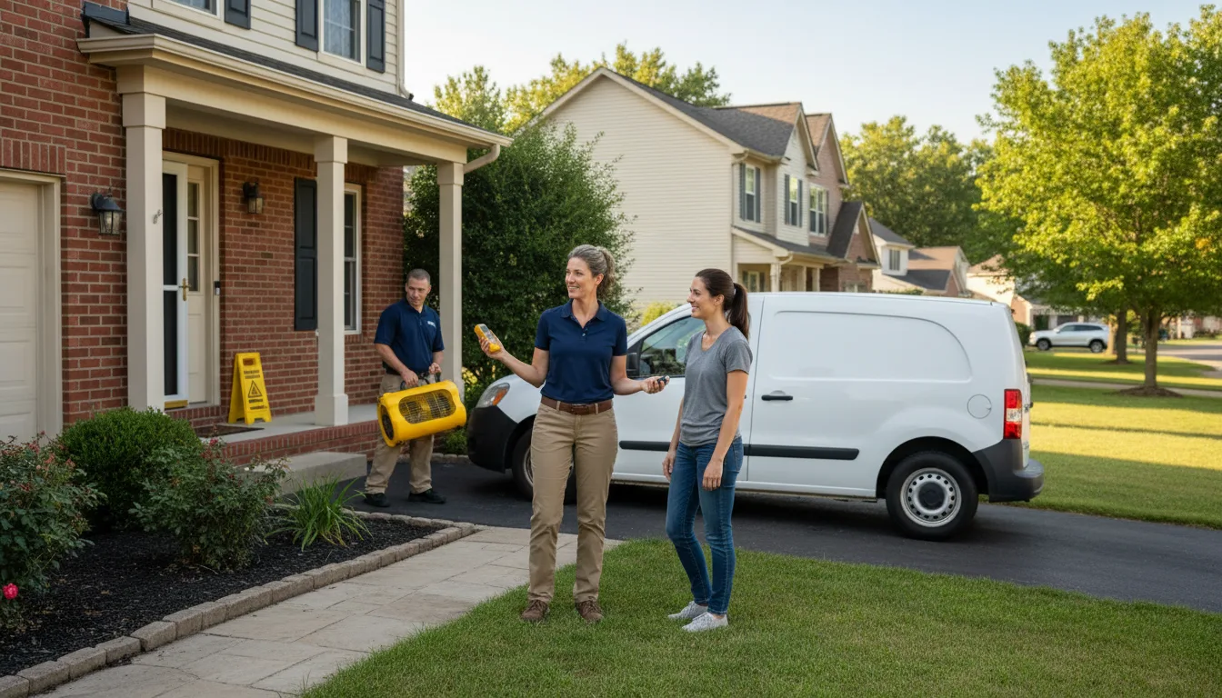 Residential water damage restoration in Superior, AZ